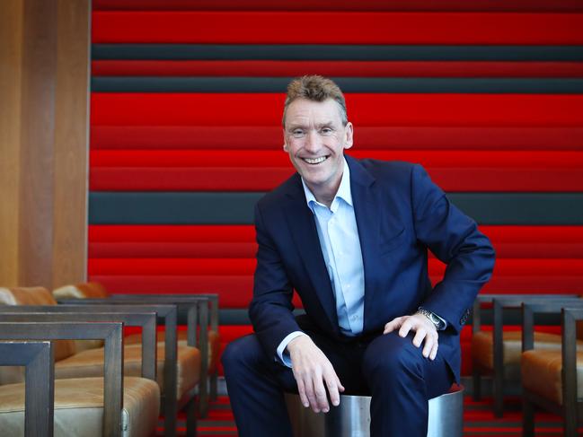 21/08/2018: Kevin Russell, former Telstra heavy hitter, joined Vocus Group as CEO a few months ago. He is in North Sydney ahead of Vocus's FY2018 full year results which will be released tomorrow. Hollie Adams/The Australian