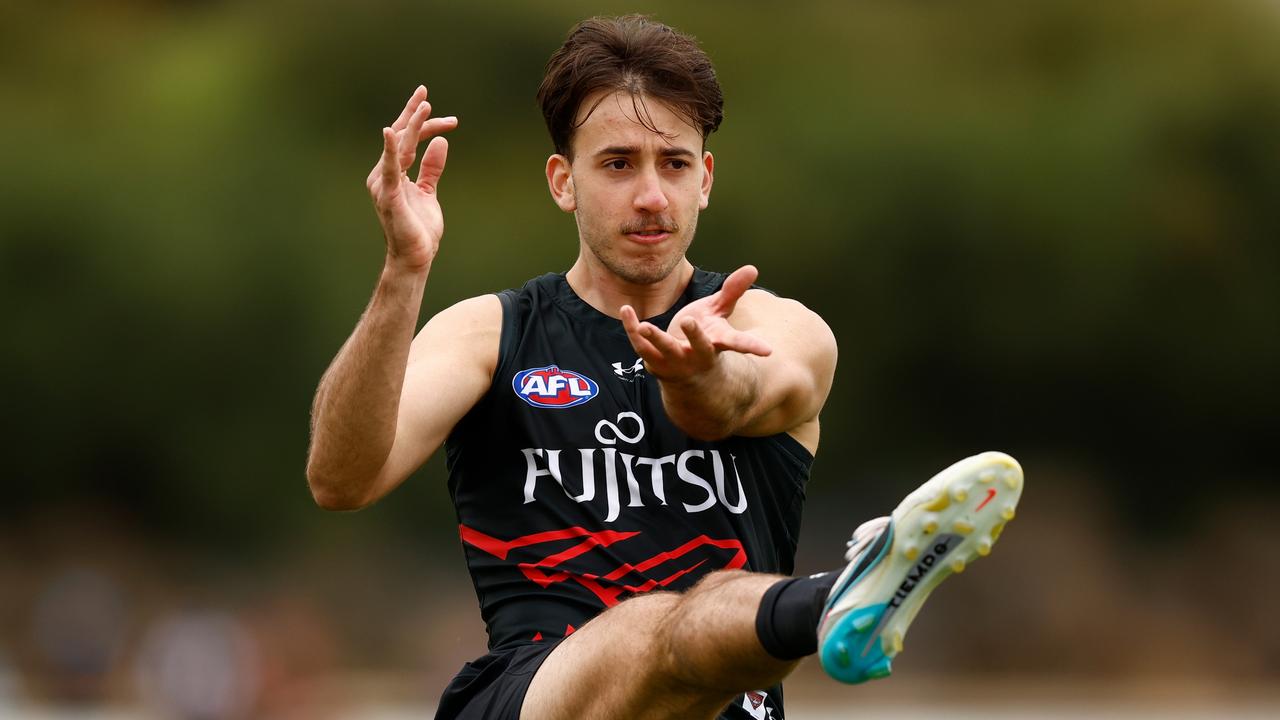 Nic Martin has moved to defence for the Bombers. Picture: Michael Willson/AFL Photos via Getty Images