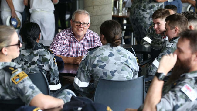 Scott Morrison's HMAS Cairns announcement