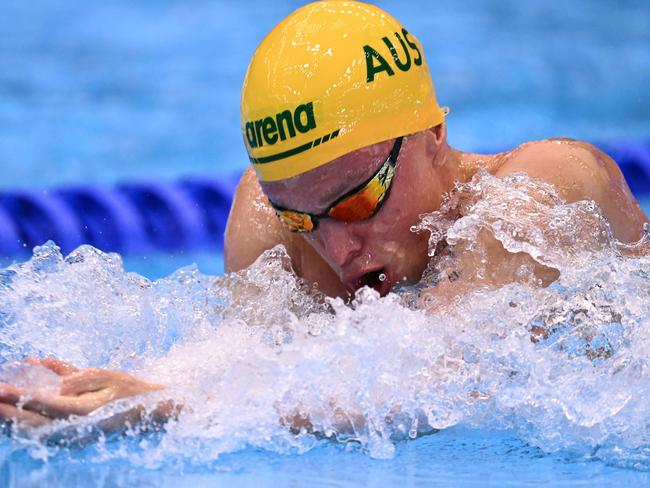 Zac Stubblety-Cook will be competing for his spot at the Paris Games at day five of the Australian Swimming Trials. Picture: Quinn Rooney/Getty Images