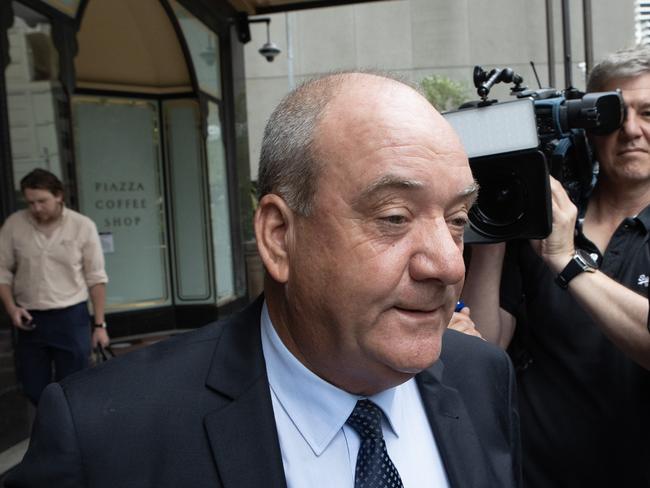 SYDNEY, AUSTRALIA - NewsWire Photos, February 7th, 2022: Former NSW Liberal MP Daryl Maguire outside the Downing Centre court today. Picture: NCA NewsWire / Brendan Read. Picture: NCA NewsWire / Brendan Read