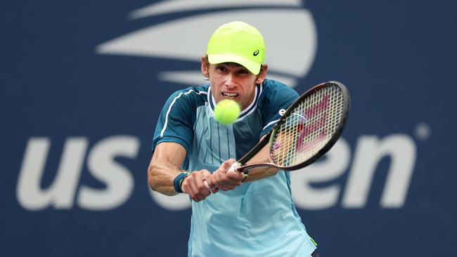 Alex de Minaur is into the third round at the US Open. Picture: Clive Brunskill/Getty Images