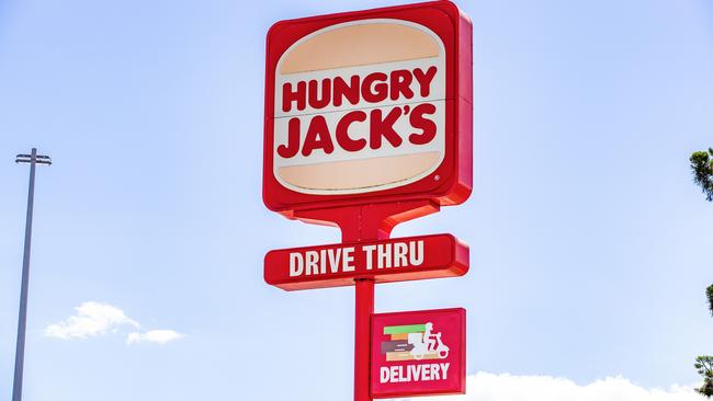 Hungry Jack’s is among the eateries affected. Picture: Richard Walker