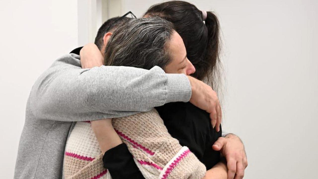 Heartbreaking moment hostages freed from ‘hell’