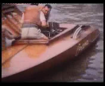 Speed boats on Parramatta River in the 1950s
