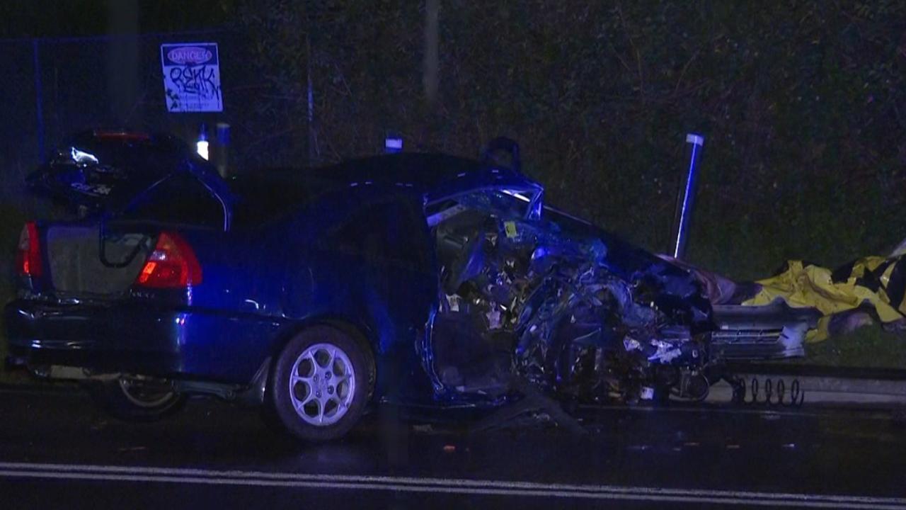 Emergency services were called to the intersection of Jannali Ave and Sumner St Sutherland, following reports of a crash. Picture: TNV