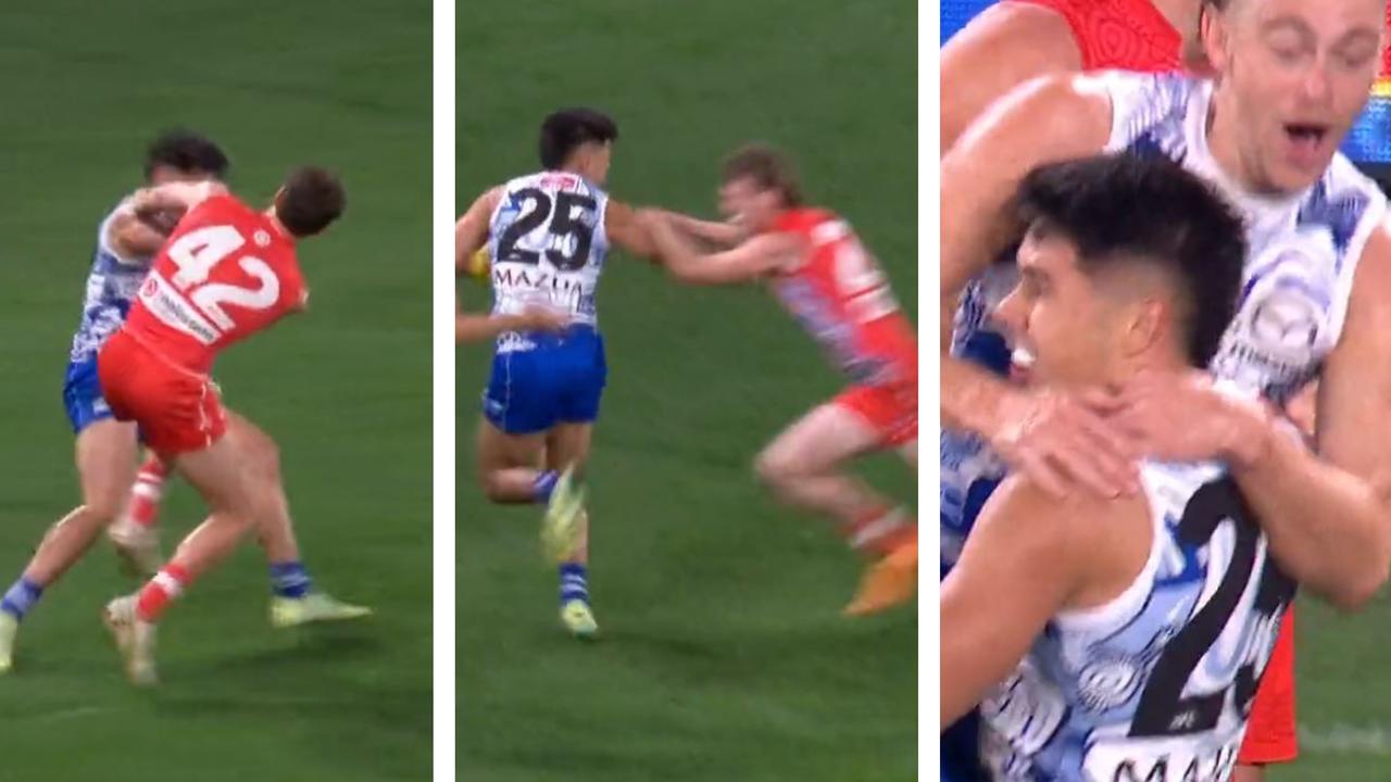 Paul Curtis goal of the year contender, video, North Melbourne Kangaroos v Sydney Swans, highlights