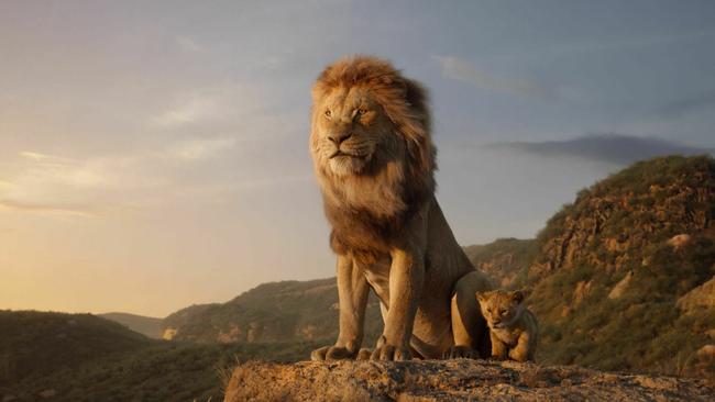 The Lion King might look real but that’s where it ends. Picture: Disney via AP