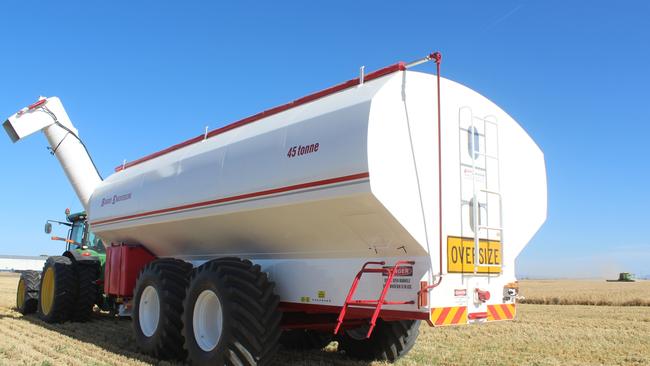 The Barber Engineering 45T Bogie Axle chaser bin.