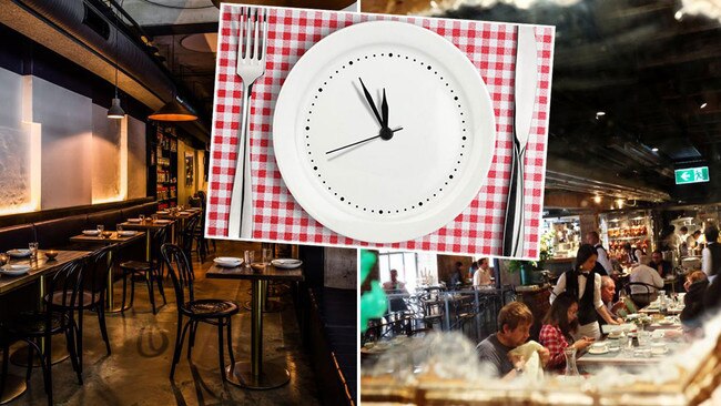 Restaurants including Lankan Filling Station, left, and Margaret, right, are among a sea of fine diners which have multiple sittings and timed dining windows. Pictures: Supplied