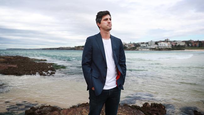 Nick Molnar, CEO of Afterpay, at Bondi Beach. Picture: John Feder/The Australian.