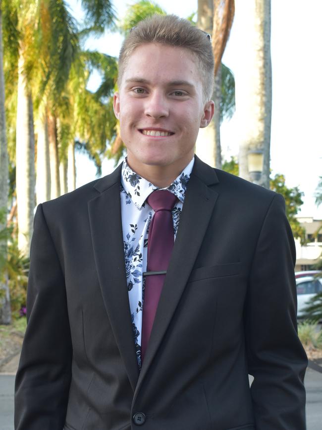 Dane Caban at the Sarina State High School formal at the MECC, Mackay, on Thursday November 19. Picture: Zizi Averill