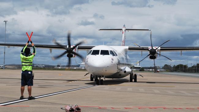 A Virgin ATR 72 like this one was damaged on a flight to Sydney in February but was not grounded until five days later.