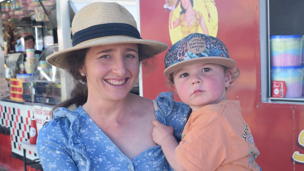 Peggy and Wally at the Yeppoon Show on Sunday. Picture: Aden Stokes