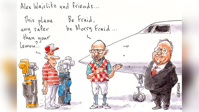 Rod Clement Margin Call cartoon for 20-02-2019. Version: Business Cartoon  (1280x720 - Aspect ratio preserved, Canvas added)COPYRIGHT: The Australian's artists each have different copyright agreements in place regarding re-use of their work in other publications.Please seek advice from the artists themselves or the Managing Editor of The Australian regarding re-use.