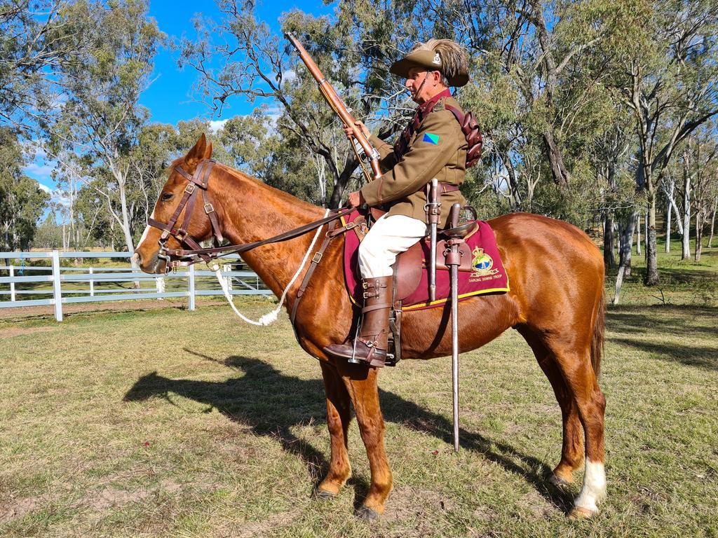 John Egan in the 11th Light Horse Darling Downs Troops