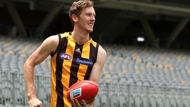 Denver Grainger-Barras was the Hawks’ first top-10 draft pick since 2006. Picture: AFL Photos/Getty Images