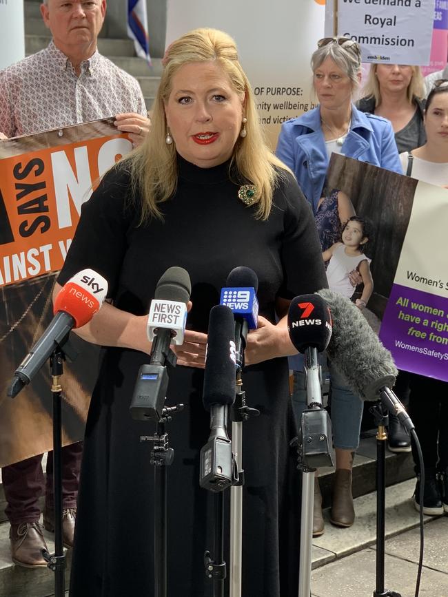 Prevention of Domestic and Family Violence Minister Katrine Hildyard said she was ‘utterly devastated’ by the violence. Picture: Duncan Evans