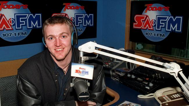 Jason ("Snowy") Carter, behind the mic at SAFM.