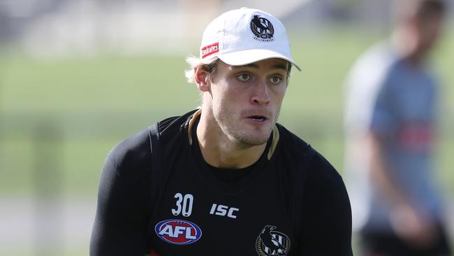 Coaches are dealing with a temptation to turn players such as Darcy Moore into top premiums. Picture: David Crosling. 