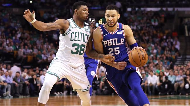 Ben Simmons and his 76ers will face the Celtics