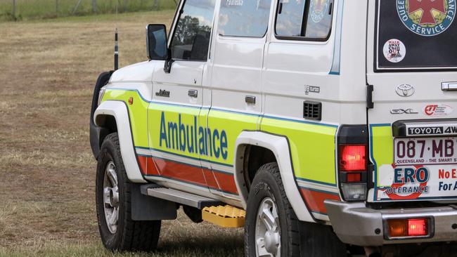 A four-wheel drive ambulance had been strategically stationed at Calen, with a second one stationed in North Mackay during cyclone season. Picture: Dominic Elsome