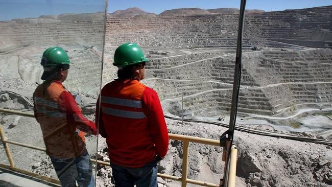 BHP’s Escondida copper mine in Chile. Pic” Reuters