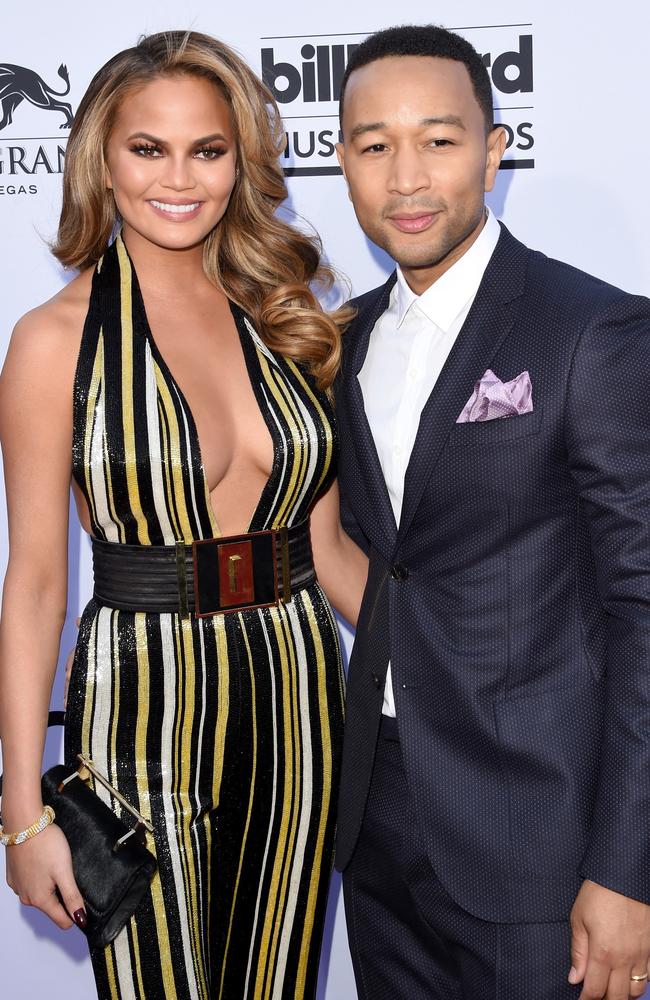 Baby news ... Chrissy Teigen and John Legend are expecting a bub. Picture: Getty Images