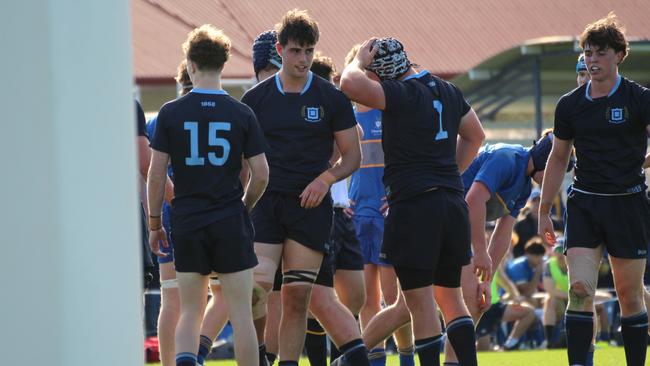 Oli Akhavan. GPS First XV rugby round one action between BGS and Churchie.