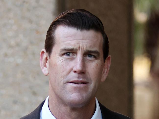 SYDNEY, AUSTRALIA - NewsWire Photos JUNE 1, 2022: Ben Roberts-Smith pictured as he arrives at the federal court in Sydney this afternoon. Decorated soldier suing Nine over reports alleging war crimes. Picture: NCA NewsWire / Damian Shaw