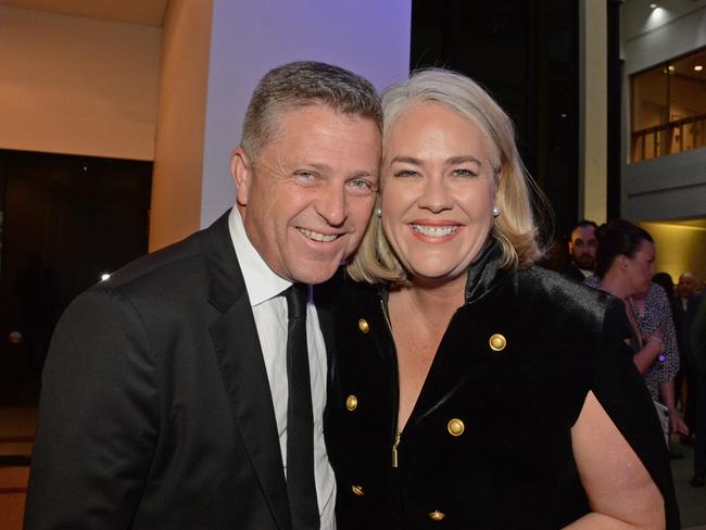 Brett and Rebecca Frizelle at Gold Coast Titans Awards night at QT Resort, Surfers Paradise. Picture: Regina King