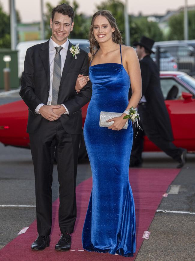 Jacob Drews and Lucy McGrath. St Ursula's College formal. Friday. 20th Nov 2020