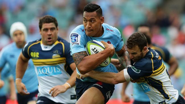 Israel Folau carved up the Brumbies last year. Picture: Brett Costello