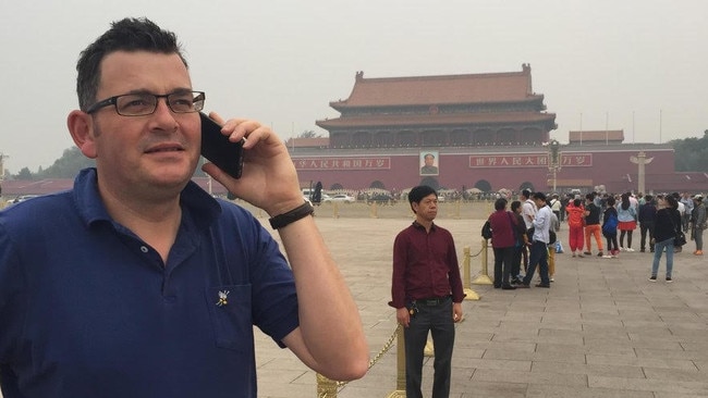 Daniel Andrews was recently in China for a series of unreported meetings. Picture: Supplied