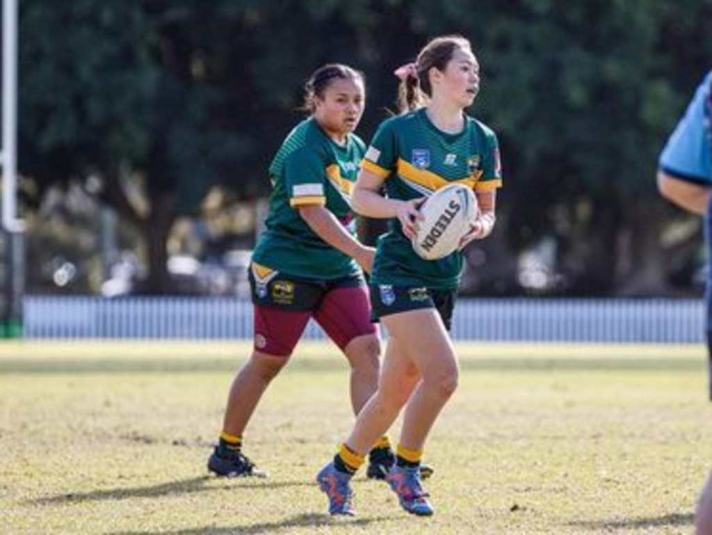 Maddison-Lee Kelly of the Pasifika at the Harmony Nines. Picture: Brett Neilson Photography