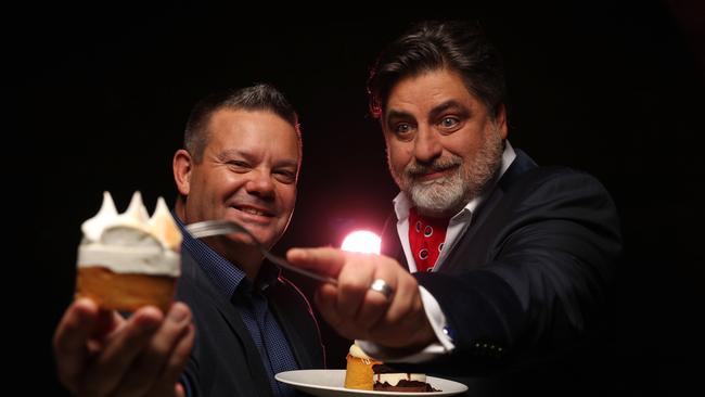 Matt Preston and Gary Mehigan. Picture: Peter Wallis