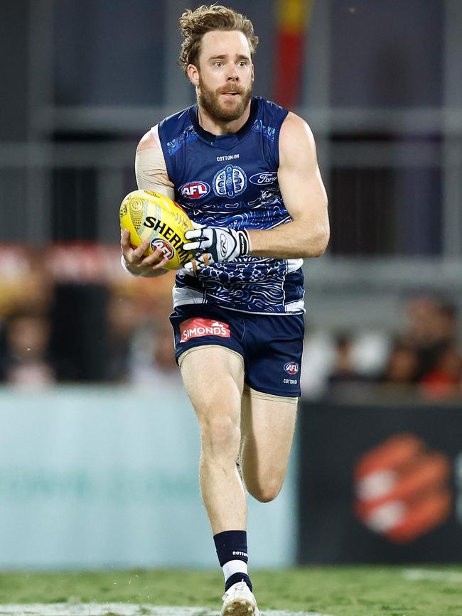 Cam Guthrie in action for Geelong.