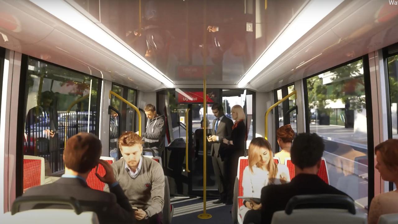 An artist’s impression of the stage 2 of the Parramatta Light Rail.