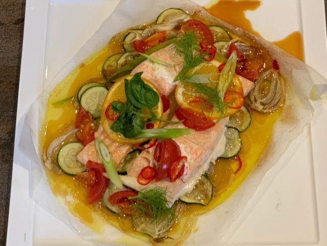 Jaques Reymond’s salmon in papillote.