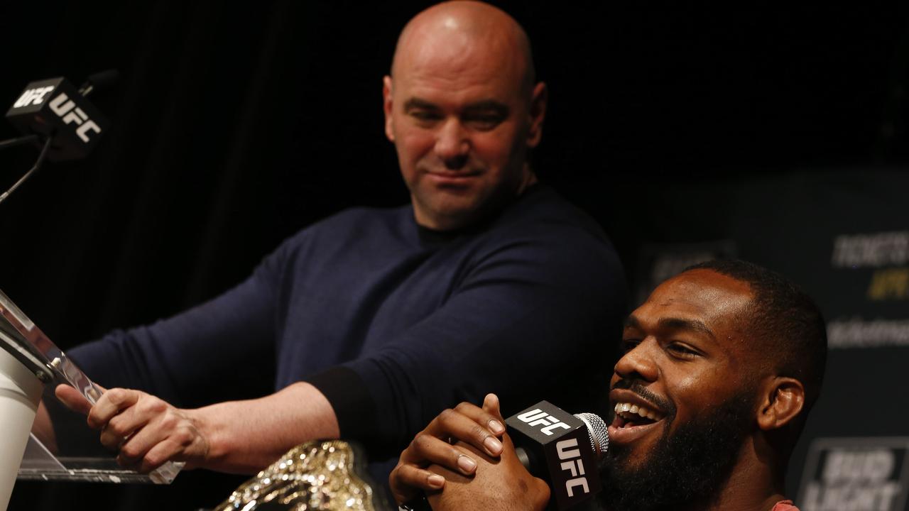 Jon Jones and Dana White have been locked in a bitter pay dispute. Jeff Zelevansky/Getty Images/AFP