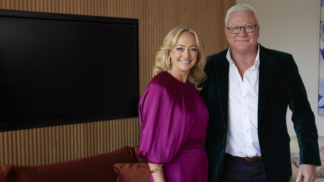 The Block 2023 hosts Scott Cam and Shelly Craft. Picture: Supplied/Channel 9