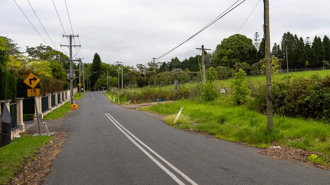 The area where the caravan was dumped. Picture Thomas Lisson