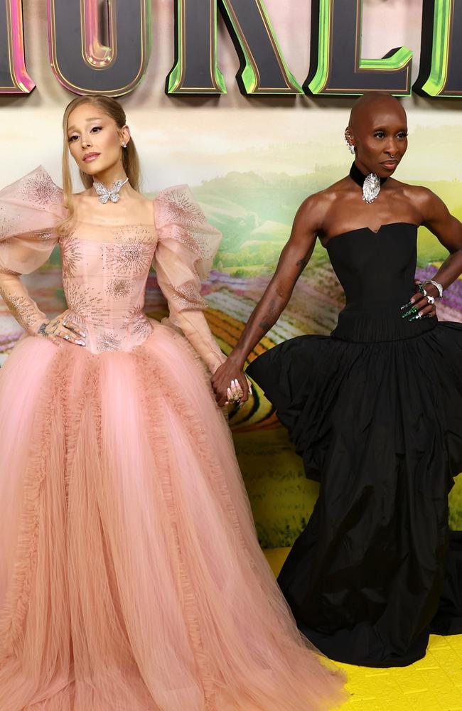 Ariana Grande and Cynthia Erivo star in <i>Wicked</i>. Picture: Don Arnold/WireImage