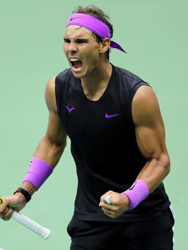 Rafael Nadal during the 2019 US Open. Picture: AFP