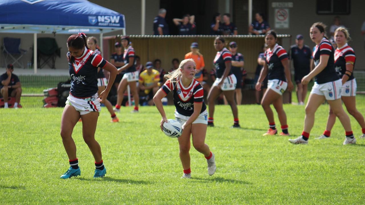 Elouise Maher of the Sydney Roosters Lisa Fiaola Cup side. Picture: Kevin Merrigan