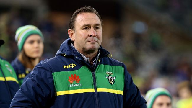 Will Canberra coach Ricky Stuart finally get the Raiders’ attack firing in 2016? Picture: Kym Smith