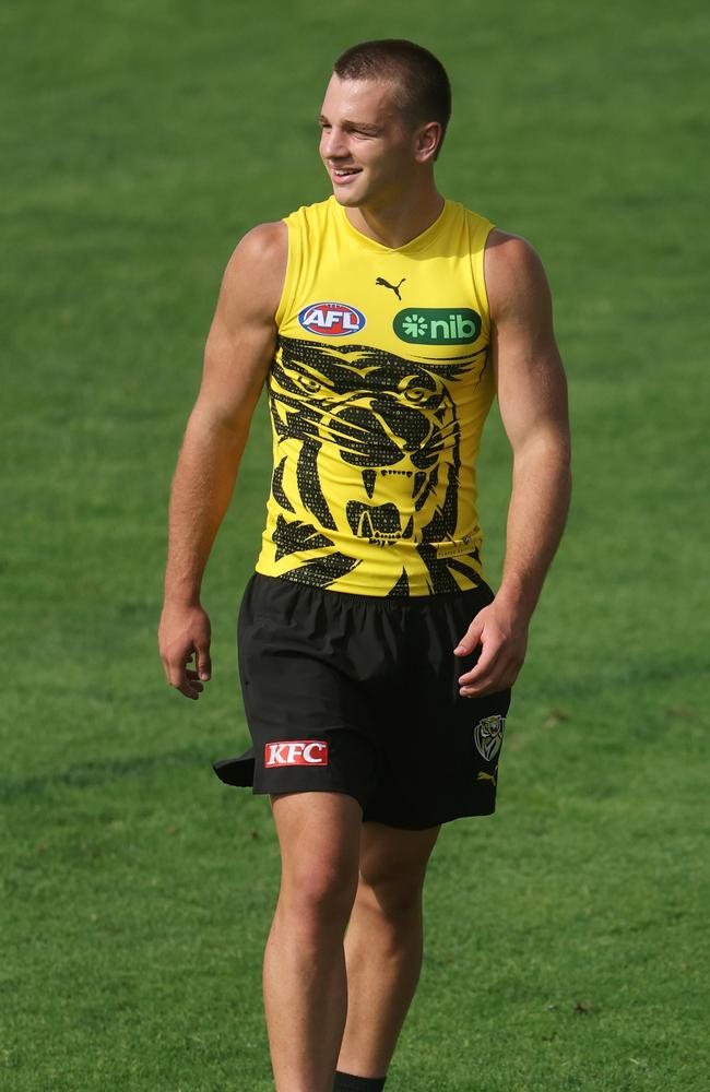 Sam Lalor will debut for the Tigers. Picture: Daniel Pockett/Getty Images