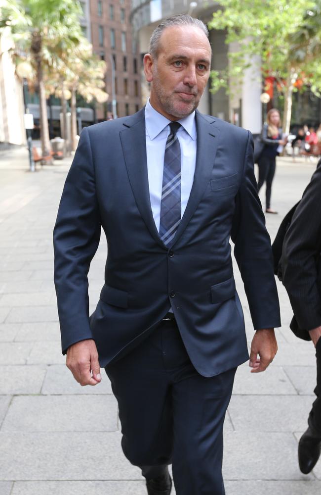 Hillsong Church head Brian Houston outside the Royal Commission into Institutional Responses to Child Sexual About. Picture: John Grainger