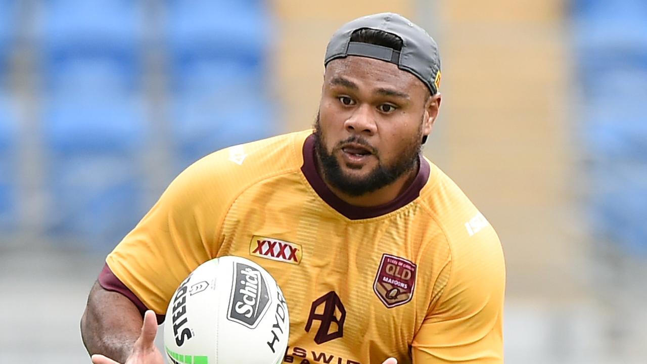 The Broncos have ruled out signing Maroons prop Dunamis Lui. Picture: Matt Roberts/Getty Images