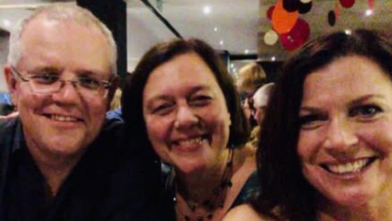 Scott Morrison, Jenny Morrison and Lynelle Stewart (middle). Picture: Supplied